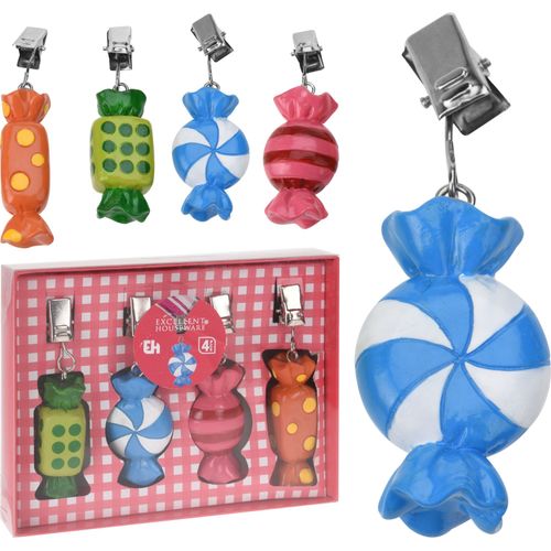 Fixe- Nappe Pince Bonbons X 4
