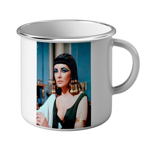 Mug Métal Tasse Photo De Star Célébrité Elizabeth Taylor Actrice Vieux Cinéma Original 3