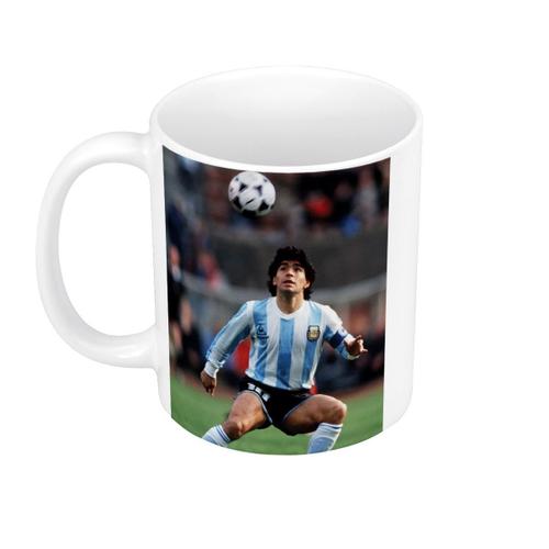 Mug Céramique Diego Maradona 10 Argentine Football Tete
