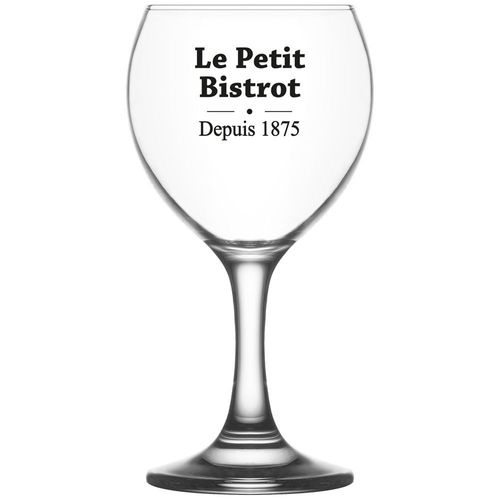 Boite De 6 Verres À Pied 21cl Bistrot