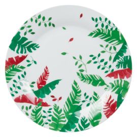 Assiette Plate Bornéo Rouge 26 Cm (Lot De 6)