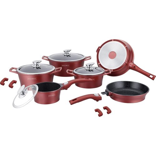 Ensemble De Ustensiles De Cuisine, 6 Casseroles - Bordeaux