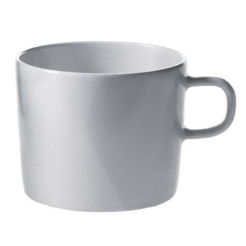 A Di Alessi Ajm28/78 Platebowlcup Tasse À Thé En Porcelaine Blanche Set De 4 Pièces
