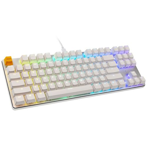 Glorious Pc Gaming Race Compatible Gmmk Tkl White Ice Edition - Gater