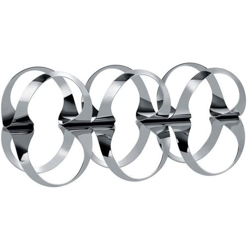 Alessi Uns02 Ribbon Porte-Bouteilles En Acier Inoxydable 18/10 Brillant