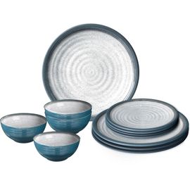Set Vaisselle Midday Tuscany 12pz Stone