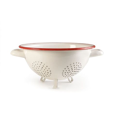 Passoire Sur Pied Email Bordeaux 22 Cm