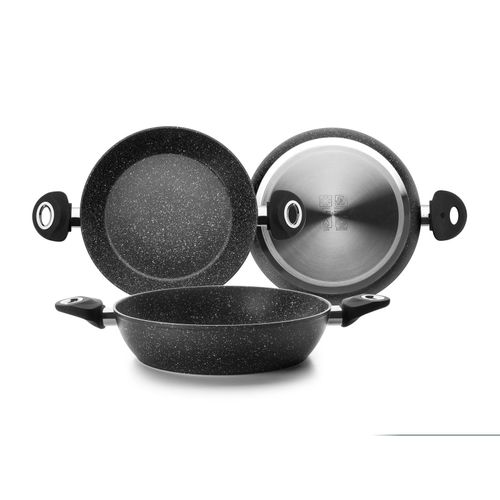 Poele Profonde Avec Anses Natura 28 Cm