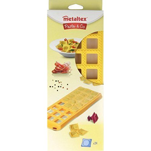 Metaltex 252322 Lot De 24 Moules À Raviolis Plastique Multicolore 28 X 28 X 18 Cm