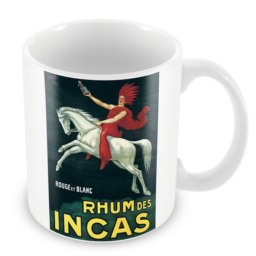 Mug Rhum Incas Affiches Anciennes Vintage White Horse