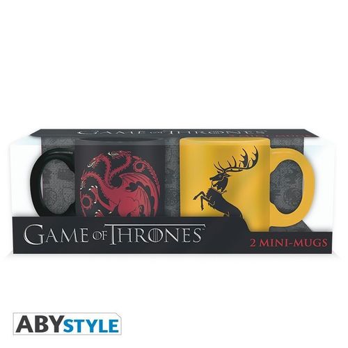 Game Of Thrones - Set 2 Mini-Mugs Targaryen & Baratheon