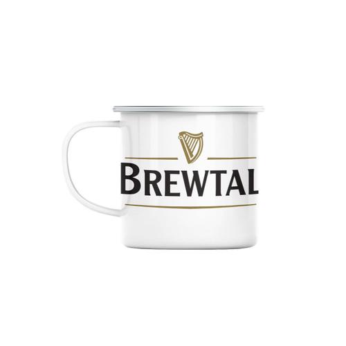 Mug En Métal Emaillé Brewtal Bière Brune Bar Stout Irlande