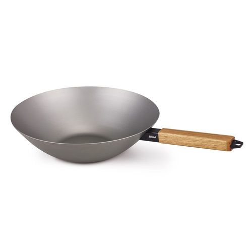 Poêle Wok Nomad 24 Cm En Acier Carbone