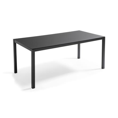 Table De Jardin En Aluminium Noir