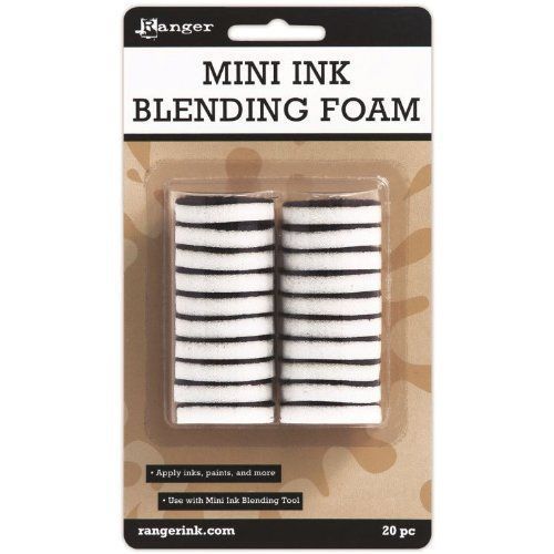 Mini Encre Mélange Remplacement Mousses 1 "Rond 20/Pkg-Pour Ibt40965