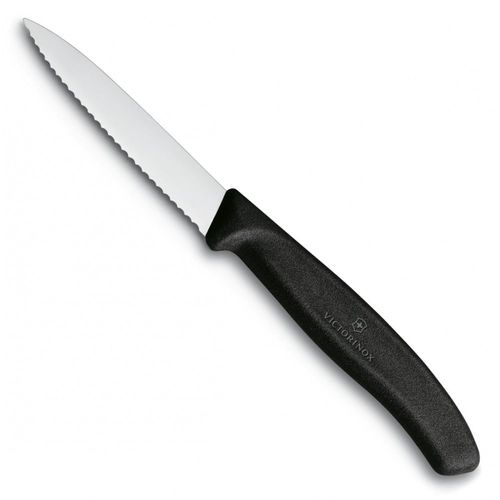 Couteau D'office Victorinox Lame Crantee 8 Cm Pointe Milieu