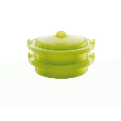 Lékué - Luki - Cuit Vapeur 2 Niveaux  Couvercle Vert