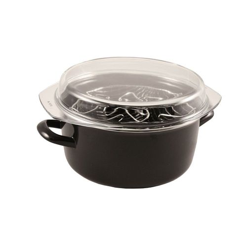 Friteuse Émail Noir 20 Cm