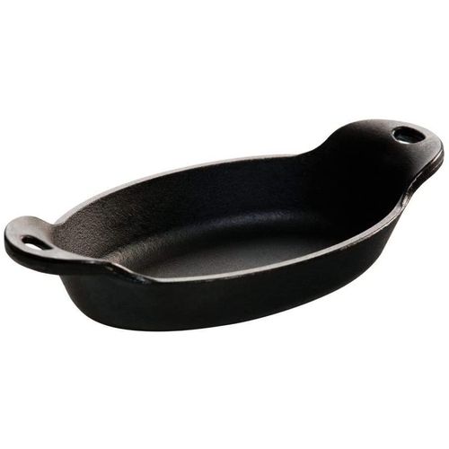 Lodge - Moule A Servire Ovale En Fonte Antirouille - Dimensions: 20,3 X 10,5 X 4,2 Cm