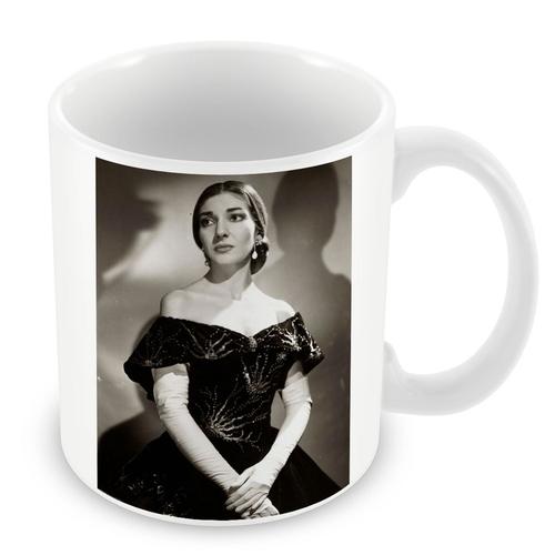 Mug Céramique Tasse Photo De Star Célébrité Maria Callas Cantatrice Chanteuse Opéramusique Original 3 La Traviata