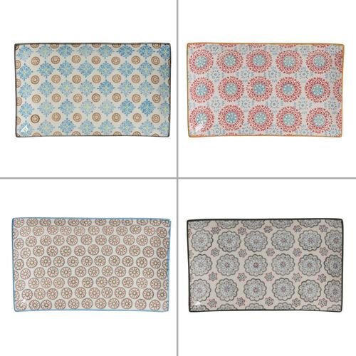Plat Rectangle Bohème 29x17 Cm