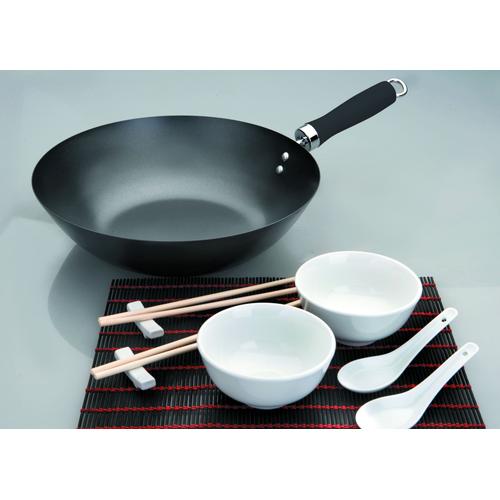 Set Wok Moka 30 Cm + Accessoires