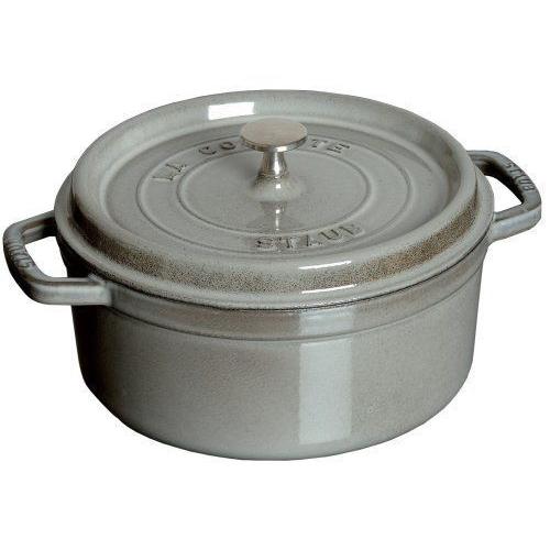 Staub Fonte - 1101218 - Cocotte - Ronde - Gris Graphite - 12 Cm