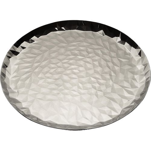 Alessi-Joy N 3 Plateau Rond En Acier Inoxydable 18/10 Brillant - Dimensions De L'article L X L X H: 40 X 2.3 X 40 Centimètres - Poids De L'article: 940 Grammes