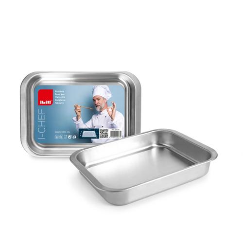 Plat A Four I-Chef Inox 18% 38x29 Cm