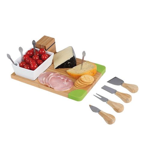 Plateau En Bambou Pour Apéritif Et Fromage - 10 Pièces