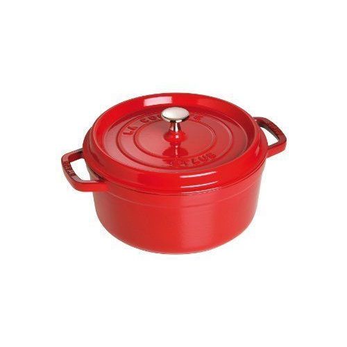Staub 1102606 Cocotte Ronde Cerise 26 Cm