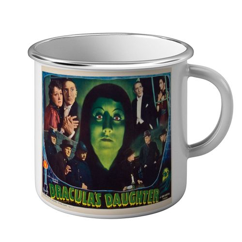 Mug Métal Tasse Vieille Affiche Française De Film La Fille De Dracula Rétro Poster Cinéma Vintage