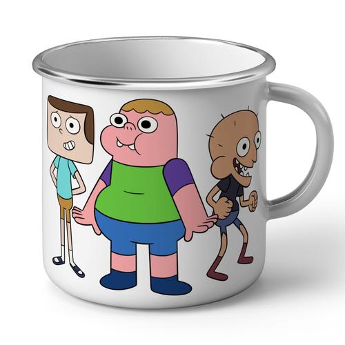 Mug En Métal Emaillé Clarence Personnage Dessin Anime Enfant Cartoon