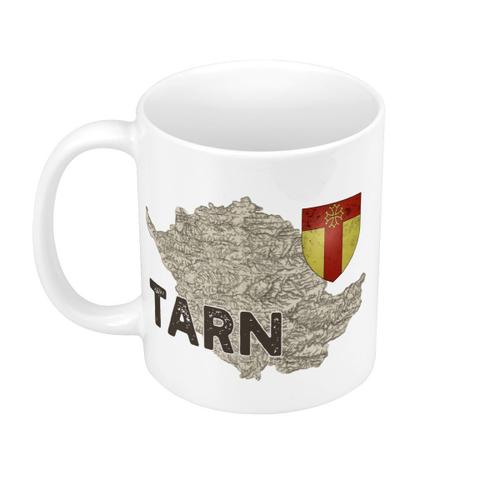 Mug Céramique Tarn 81 Departement Albi Carte Ancienne Occitanie
