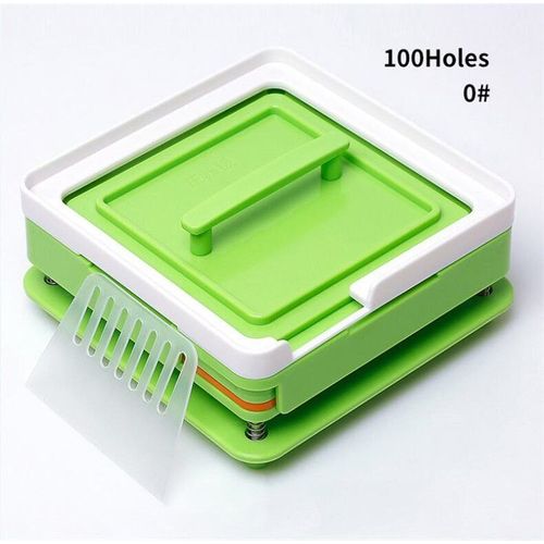 Remplisseur De Capsule De Vide De 100 Trous, Avec L'outil De Remplissage De Capsule De Plaques D'épandeur De Poudre Pour La Fabrication De Capsules(0#) -Vert