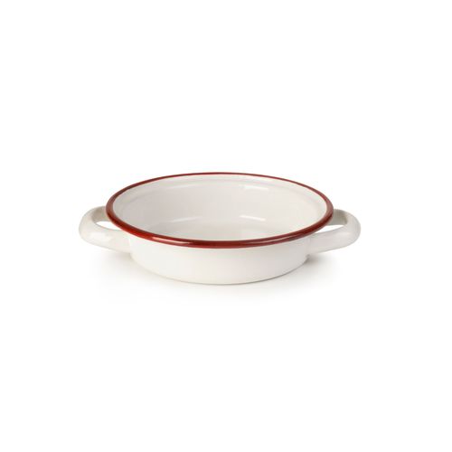 Plat A Oeuf Email Bordeaux 18 Cm