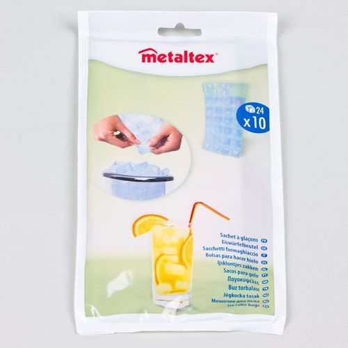 10 Sacs À Glaçons Jetables