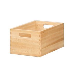 Zeller 13306 Caisse Multi-Usage En Hetre Vernis, 30 X 20 X 15 Cm