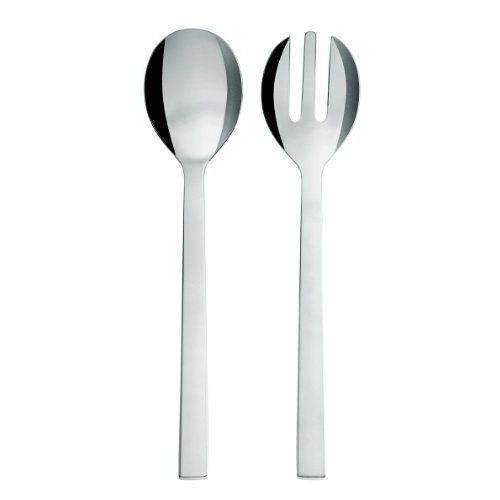 Alessi Dc05/14 Santiago Couverts À Salade En Acier Inoxydable 18/10 Brillant