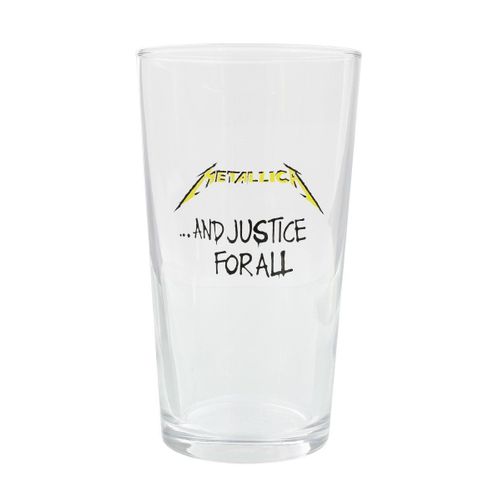 Metallica And Justice For All Verre À Boire Blanc 9x16cm