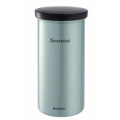 Brabantia 476228 Boîte Pour 18 Dosettes De Café Senseo Couvercle Acier Gris