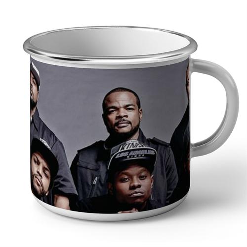 Mug En Métal Emaillé Nwa Dr Dre Rap Hip Hop Straight Outta Compton