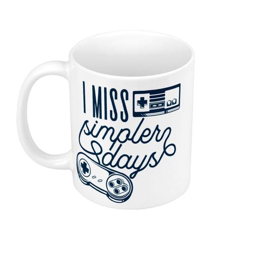 Mug Céramique I Miss Simpler Days Jeux Vidéo Retro Gaming Arcade