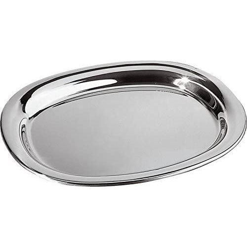 Alessi Jm13/42 L Plat De Service En Acier Inoxydable 18/10 Argenté