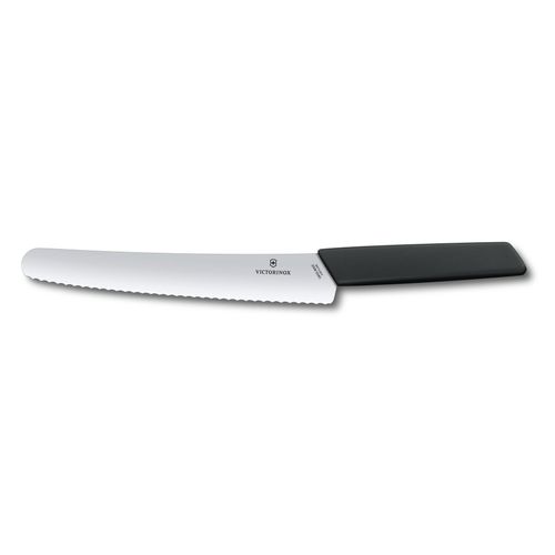 Couteau À Pain Et Pâtisserie Swiss Modern 22 Cm Noir
