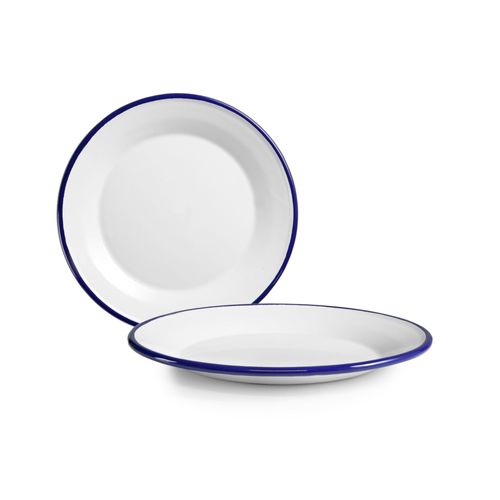 Assiette Plate Email Blanca 26 Cm
