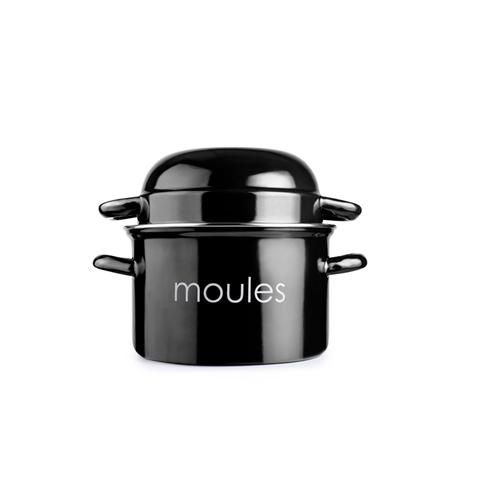 Marmite A Moules Negra 18 Cm