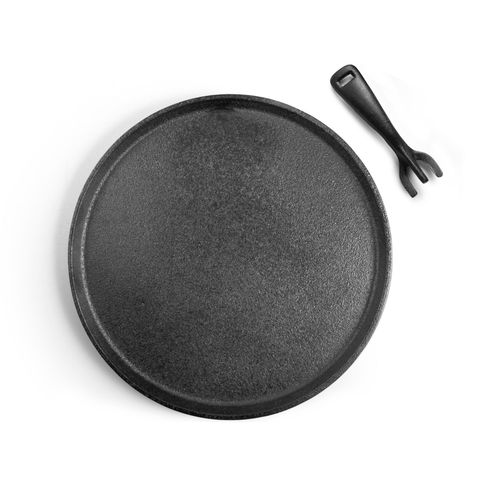 Plaque En Fonte De Fer 30 Cm + Poignee