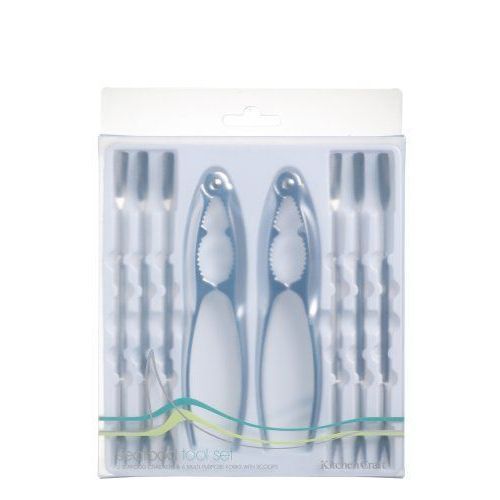 Kitchen Craft - Coffret Cadeau - Couverts Spécial Fruit De Mer Import Grande Bretagne