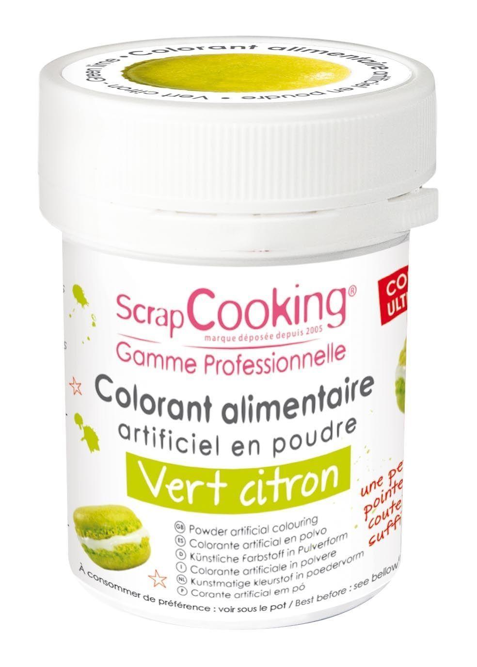 ScrapCooking - Colorant alimentaire vert en poudre d'origine